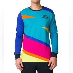 Multicolored Nike Sportsweat Longsleeve